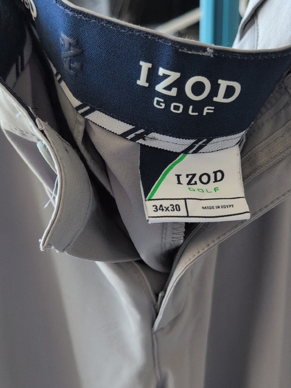 Izod Golf Gray Performance Golf Pants